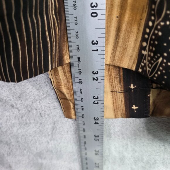 Womens Vintage Kensington Square Brown & Black Abstract Print Jacket Size 5X - Picture 5 of 6